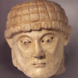 Poster image for the exhibition titled Sant Pere de Rodes y el Maestro de Cabestany: la Construcción de un Mito